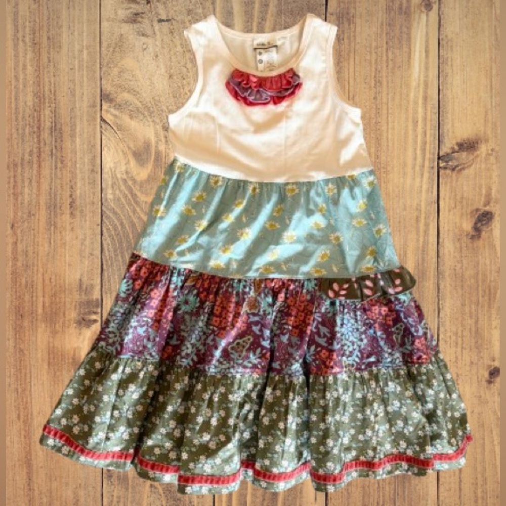 PENDING Matilda Jane Country Fields Dress Secret Fields Size 8 ADORABLE Like New